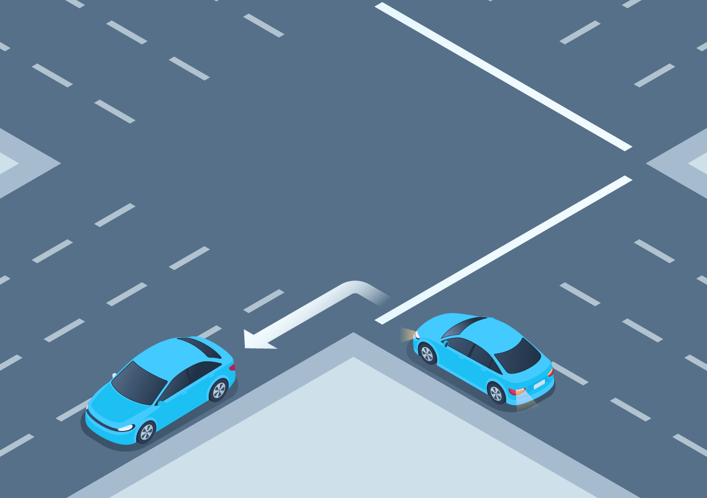 DMV Permit Car Changing directions - How should you make a left turn from a one-way road onto another one-way road?